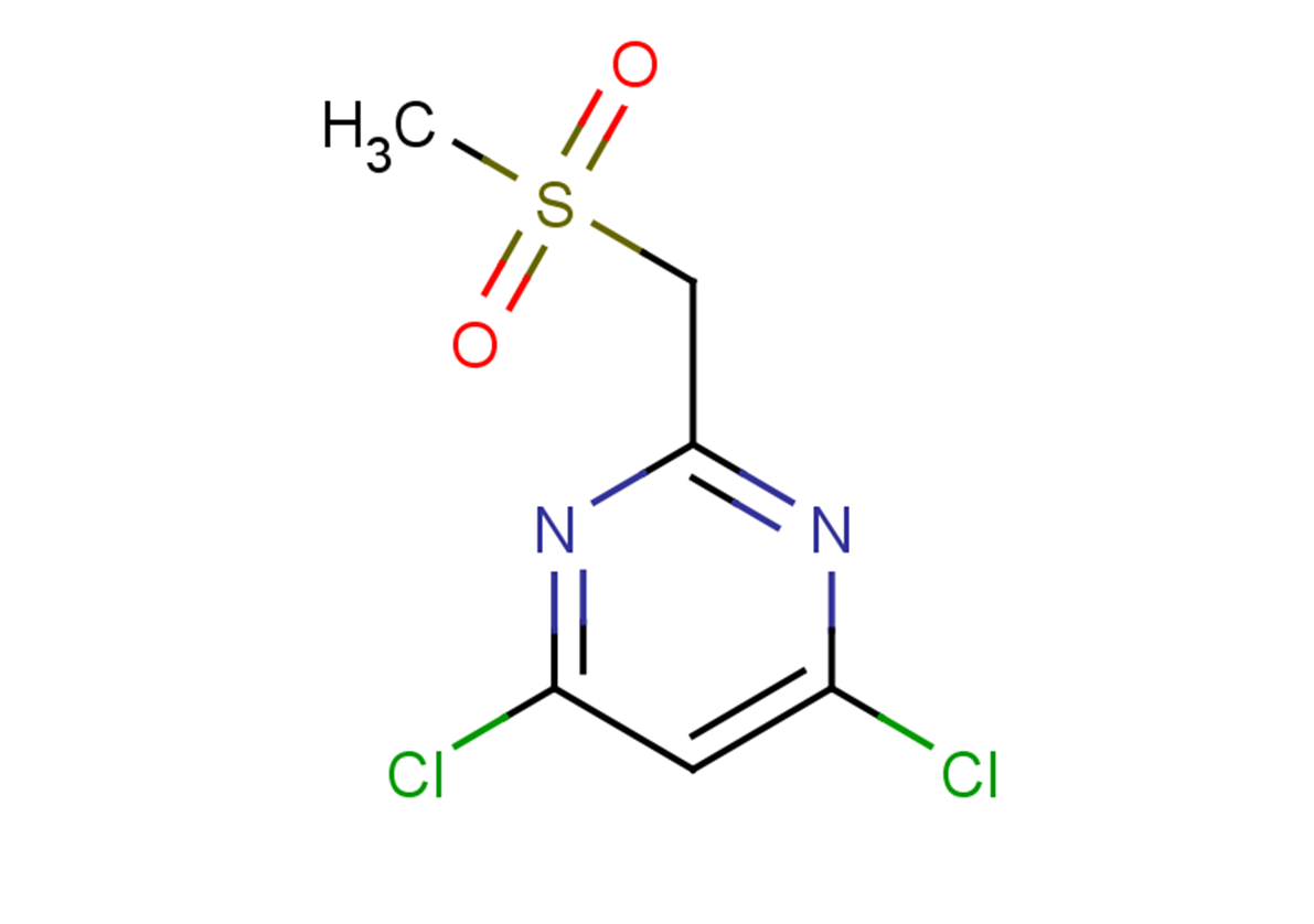 4,6-dichloro-2-(methanesulfonylmethyl)pyrimidine