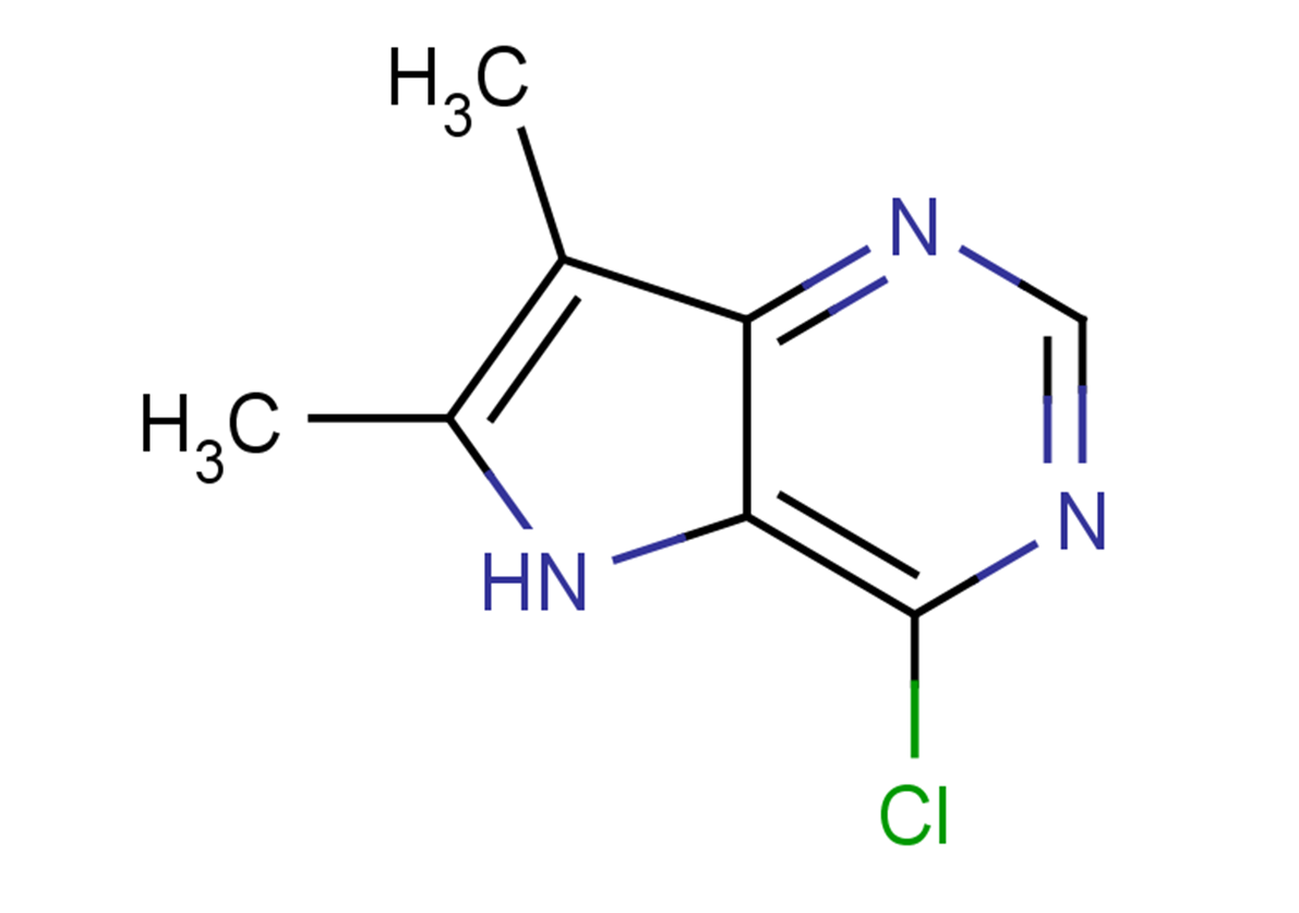 4-chloro-6,7-dimethyl-5H-pyrrolo[3,2-d]pyrimidine