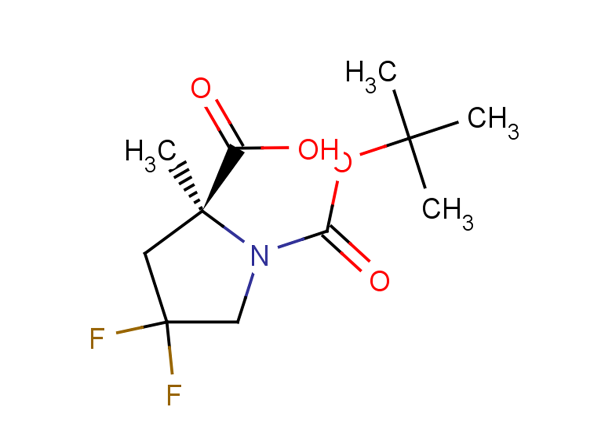 (2S)-1-[(tert-butoxy)carbonyl]-4,4-difluoro-2-methylpyrrolidine-2-carboxylic acid