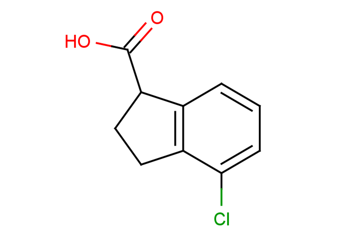 4-chloro-2,3-dihydro-1H-indene-1-carboxylic acid