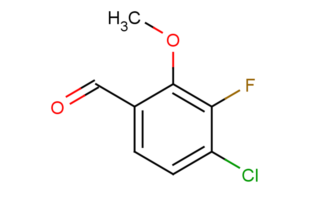 4-chloro-3-fluoro-2-methoxybenzaldehyde