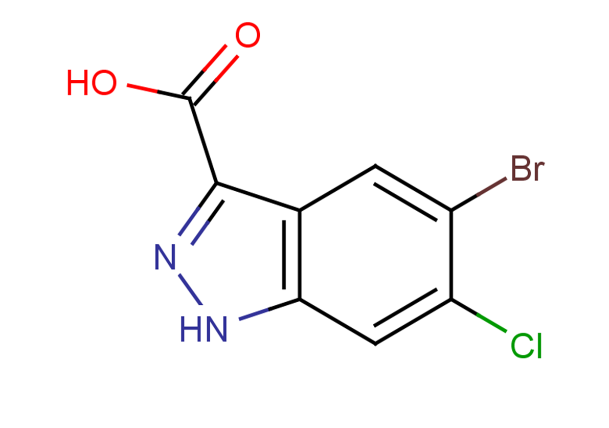 5-bromo-6-chloro-1H-indazole-3-carboxylic acid