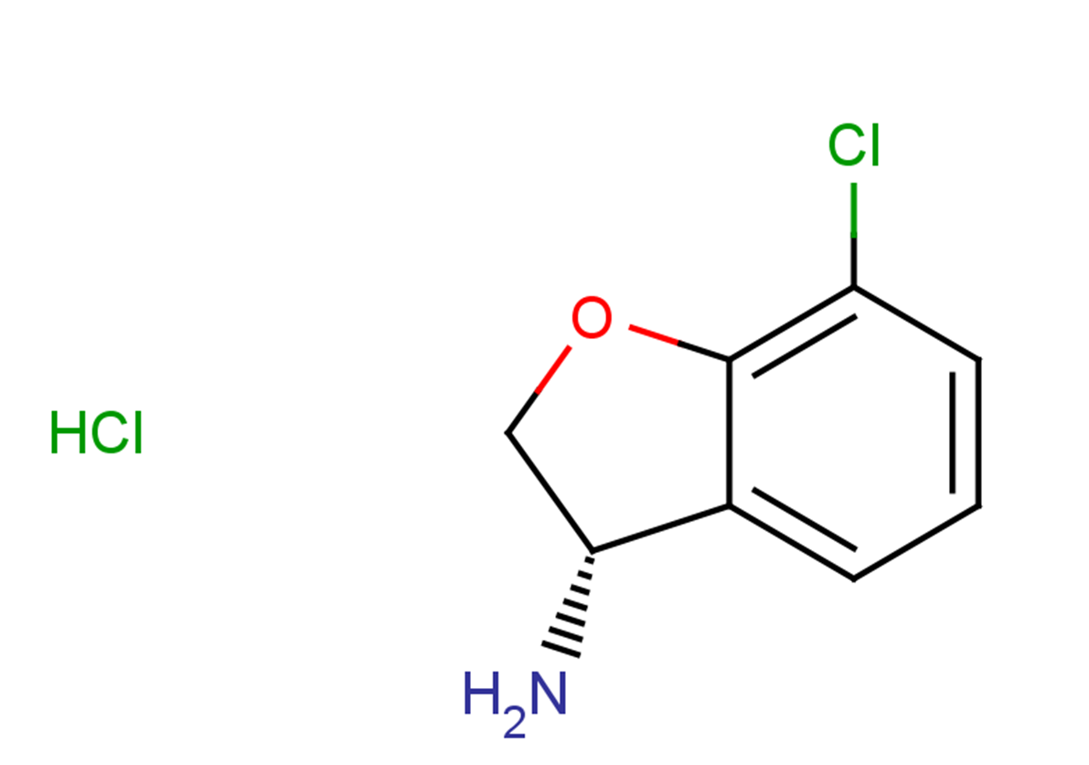 (3S)-7-chloro-2,3-dihydro-1-benzofuran-3-amine hydrochloride