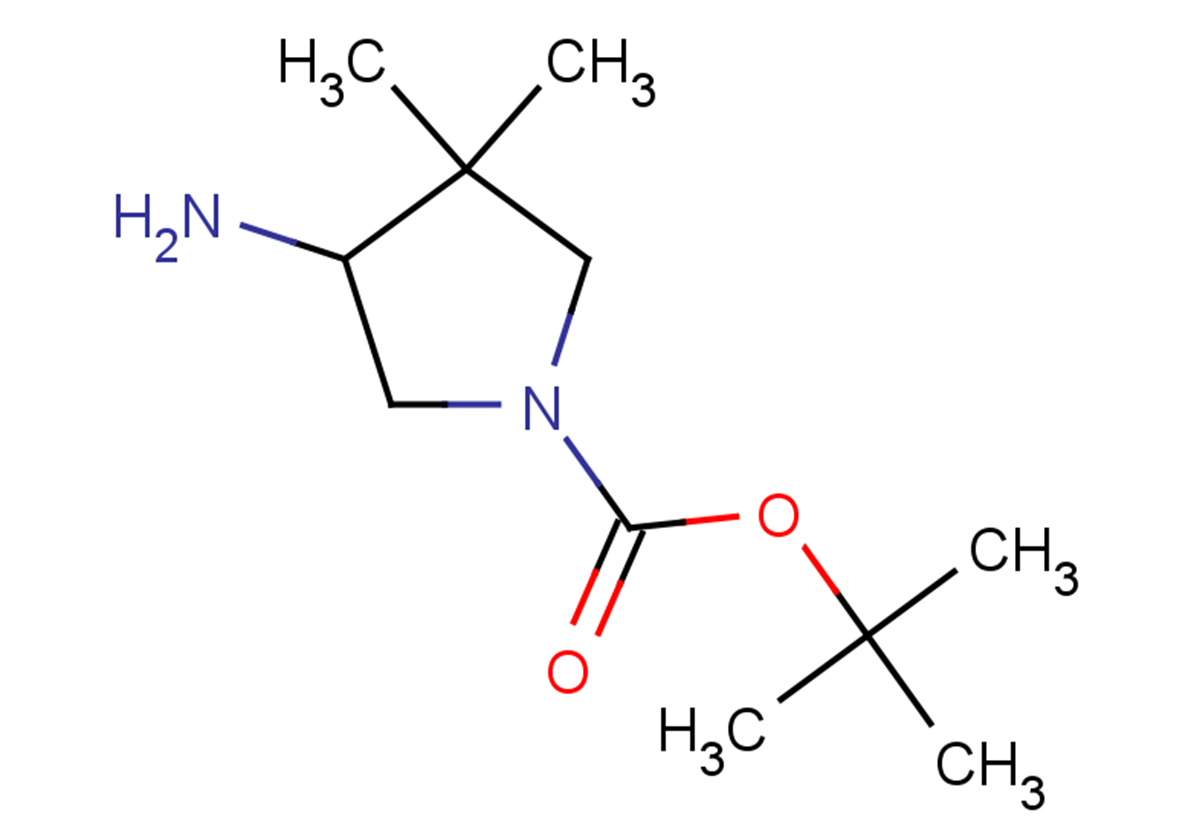 tert-butyl 4-amino-3,3-dimethylpyrrolidine-1-carboxylate
