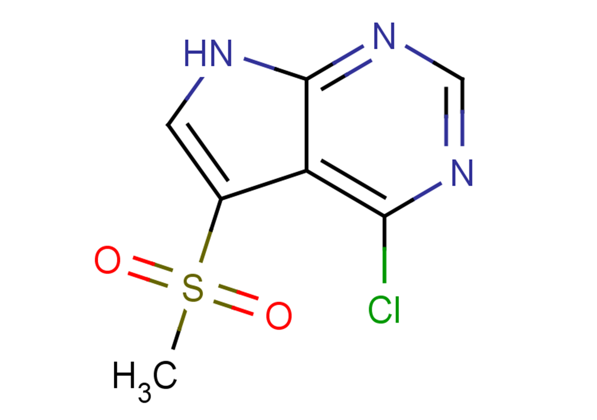 4-chloro-5-methanesulfonyl-7H-pyrrolo[2,3-d]pyrimidine