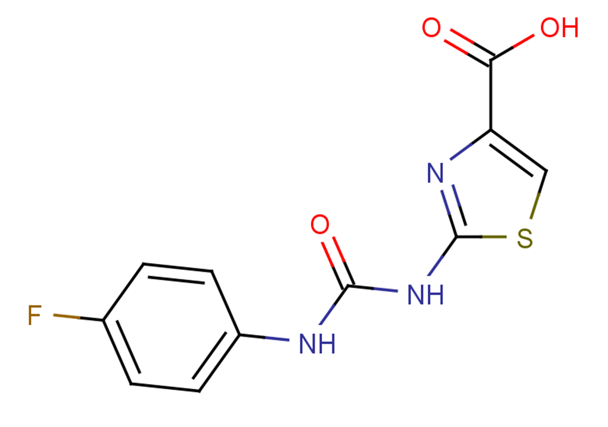 2-{[(4-fluorophenyl)carbamoyl]amino}-1,3-thiazole-4-carboxylic acid