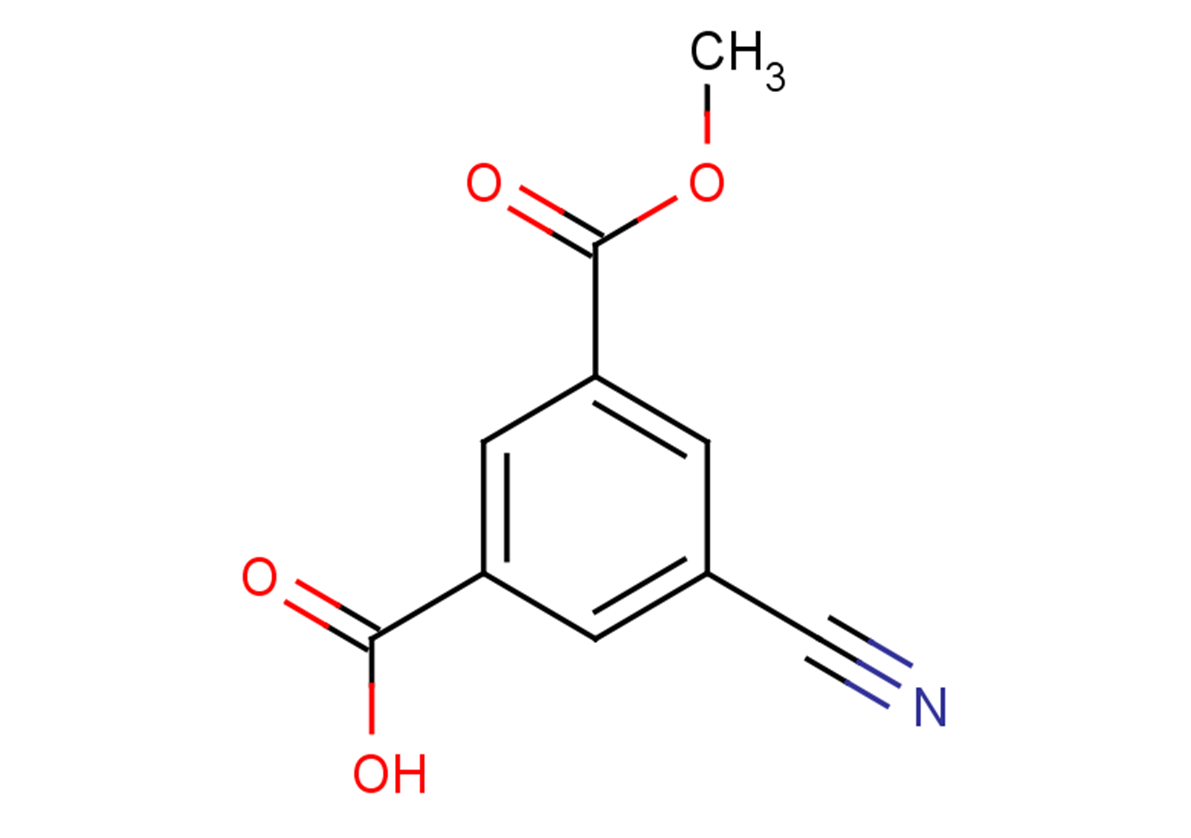 3-cyano-5-(methoxycarbonyl)benzoic acid