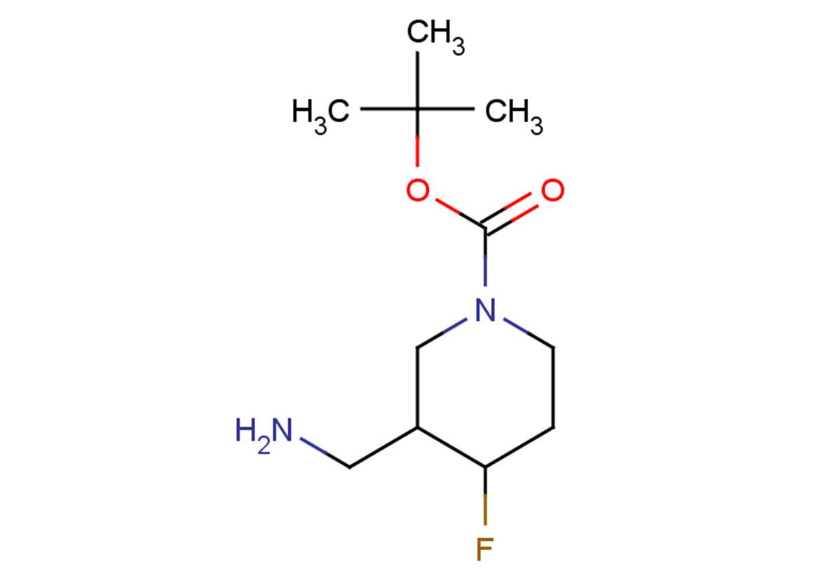 tert-butyl 3-(aminomethyl)-4-fluoropiperidine-1-carboxylate