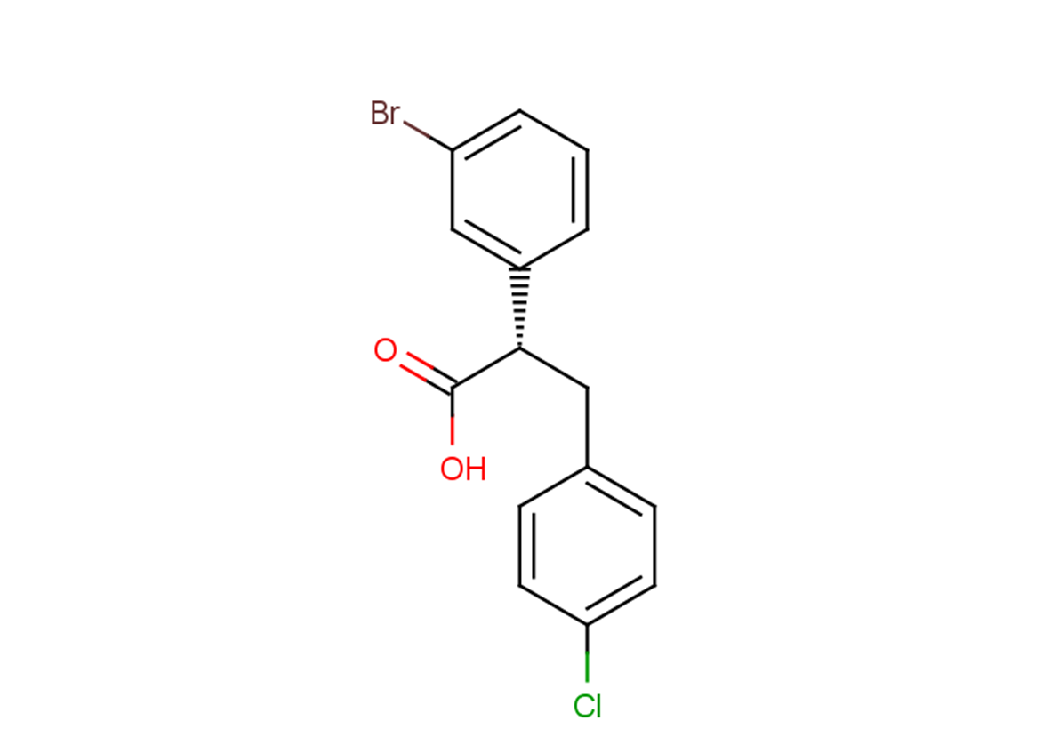 (2S)-2-(3-bromophenyl)-3-(4-chlorophenyl)propanoic acid