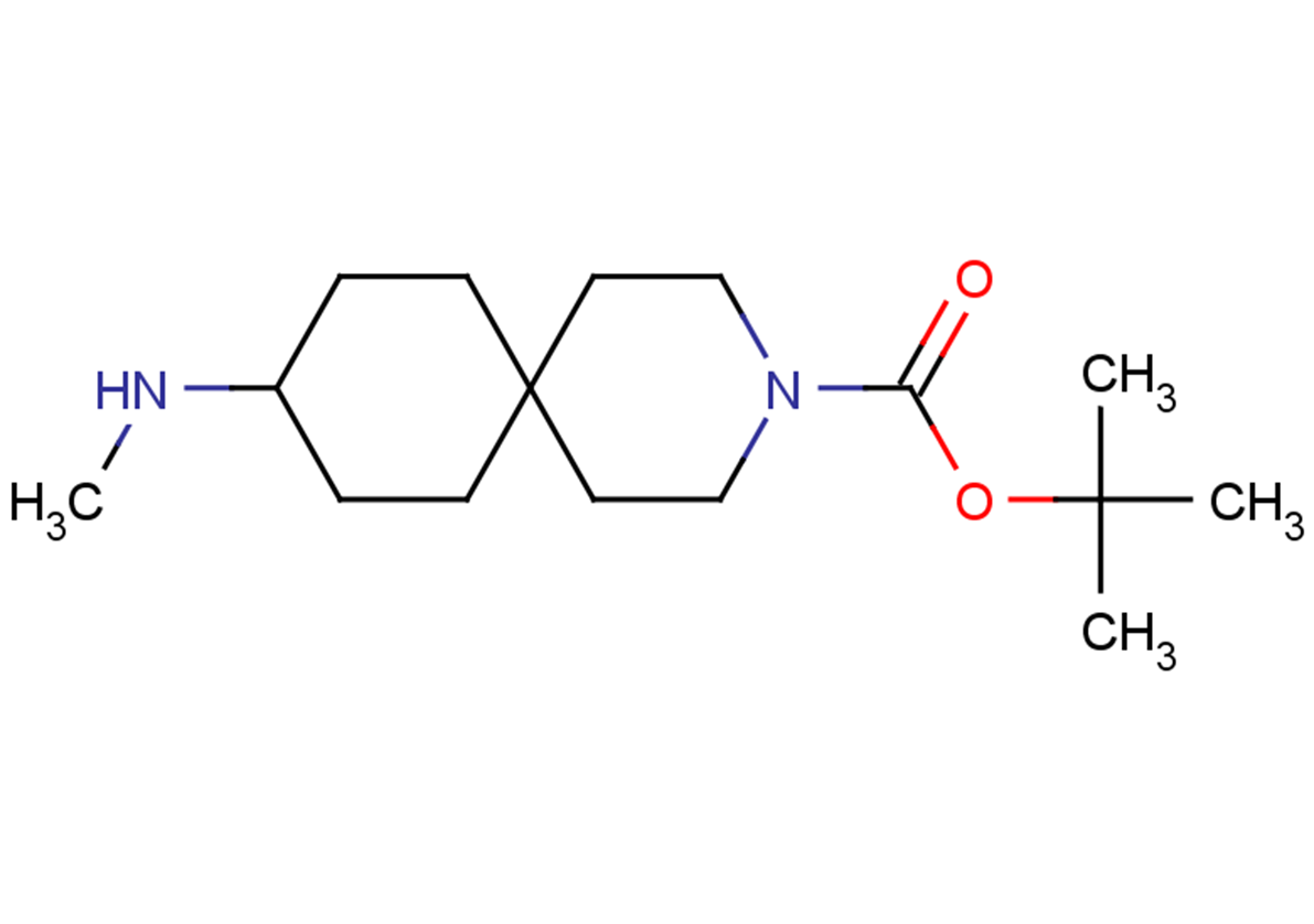 tert-butyl 9-(methylamino)-3-azaspiro[5.5]undecane-3-carboxylate