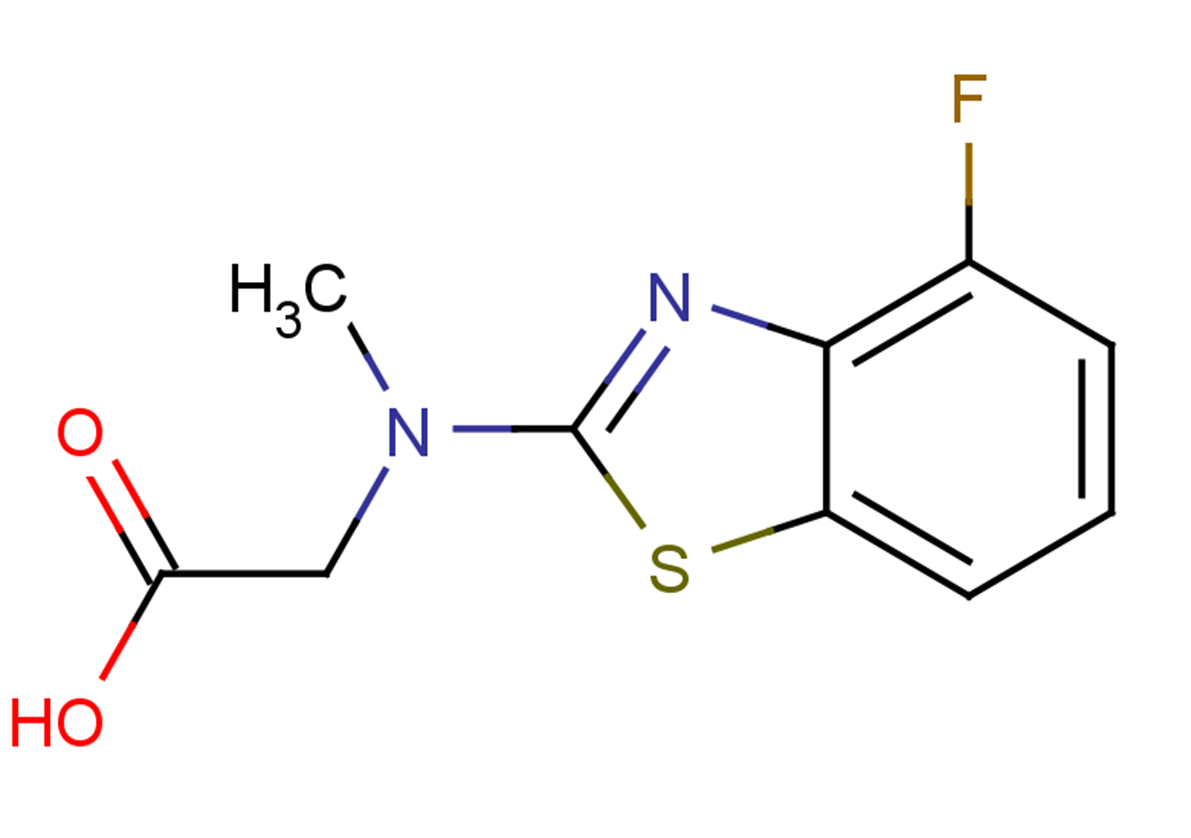 2-[(4-fluoro-1,3-benzothiazol-2-yl)(methyl)amino]acetic acid
