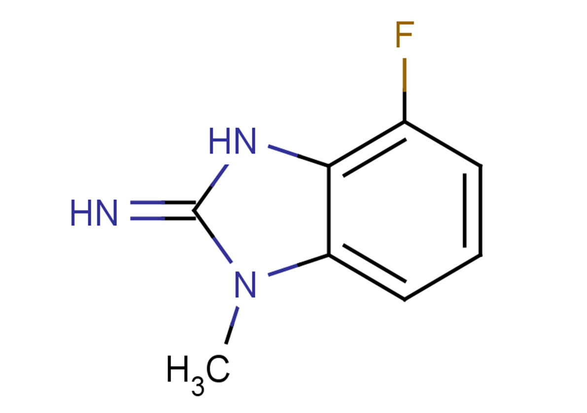 4-fluoro-1-methyl-2,3-dihydro-1H-1,3-benzodiazol-2-imine