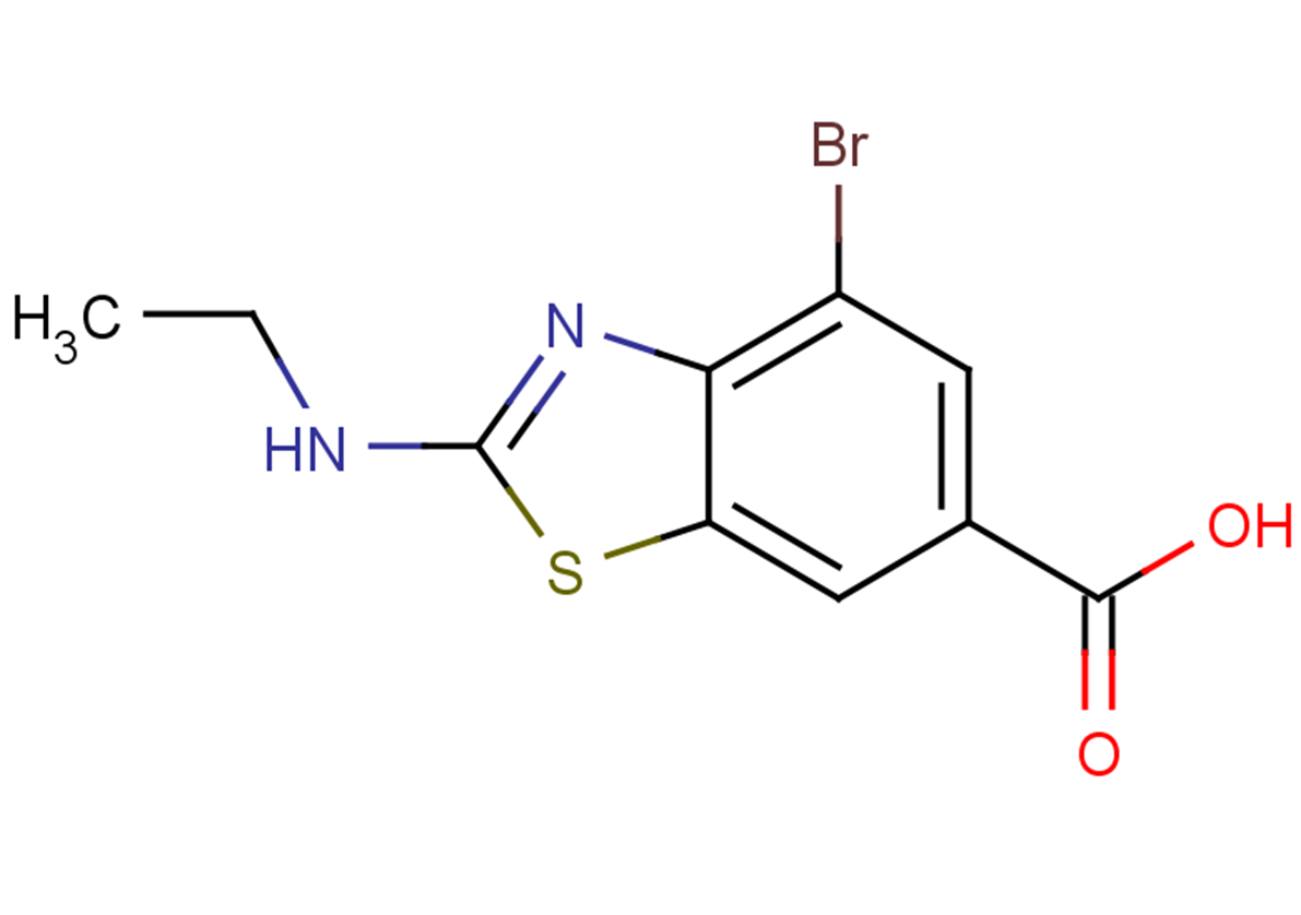 4-bromo-2-(ethylamino)-1,3-benzothiazole-6-carboxylic acid