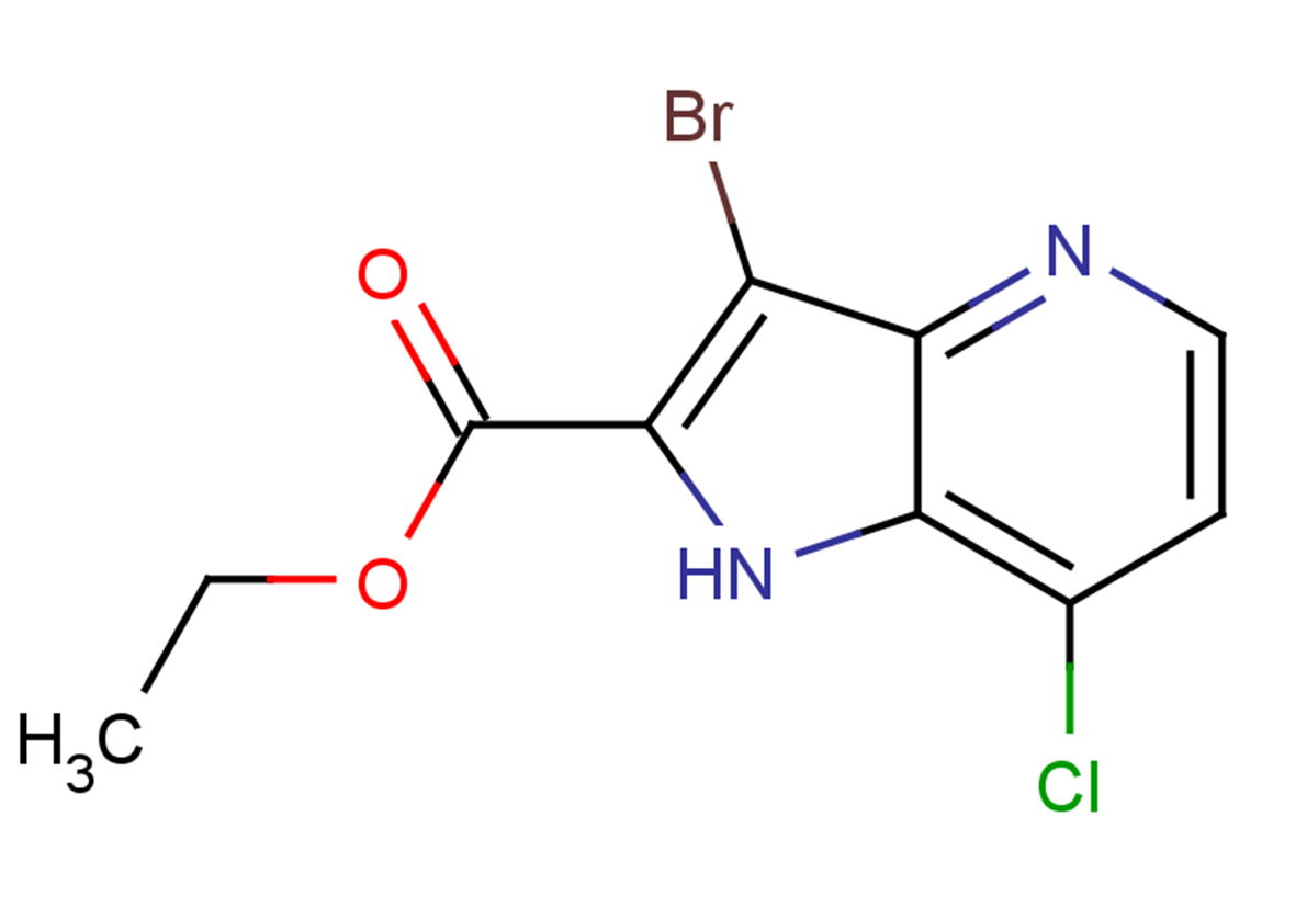 ethyl 3-bromo-7-chloro-1H-pyrrolo[3,2-b]pyridine-2-carboxylate