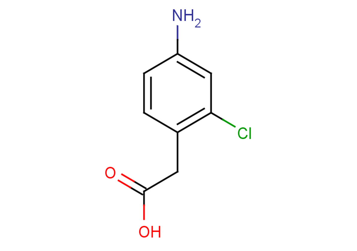 2-(4-amino-2-chlorophenyl)acetic acid