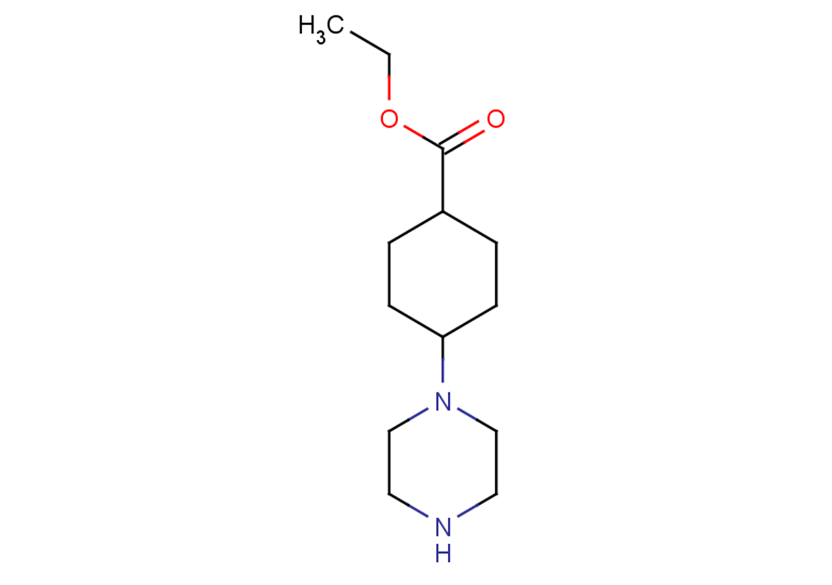 ethyl 4-(piperazin-1-yl)cyclohexane-1-carboxylate