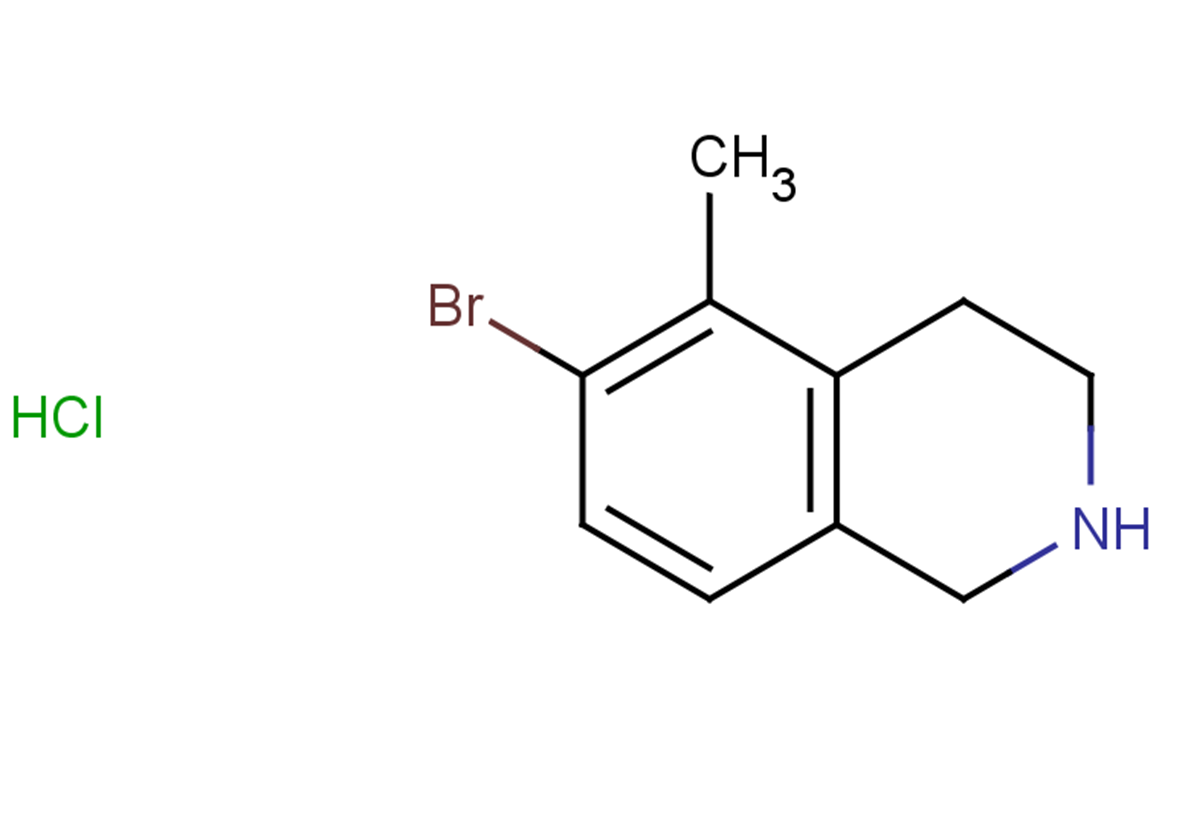 6-bromo-5-methyl-1,2,3,4-tetrahydroisoquinoline hydrochloride