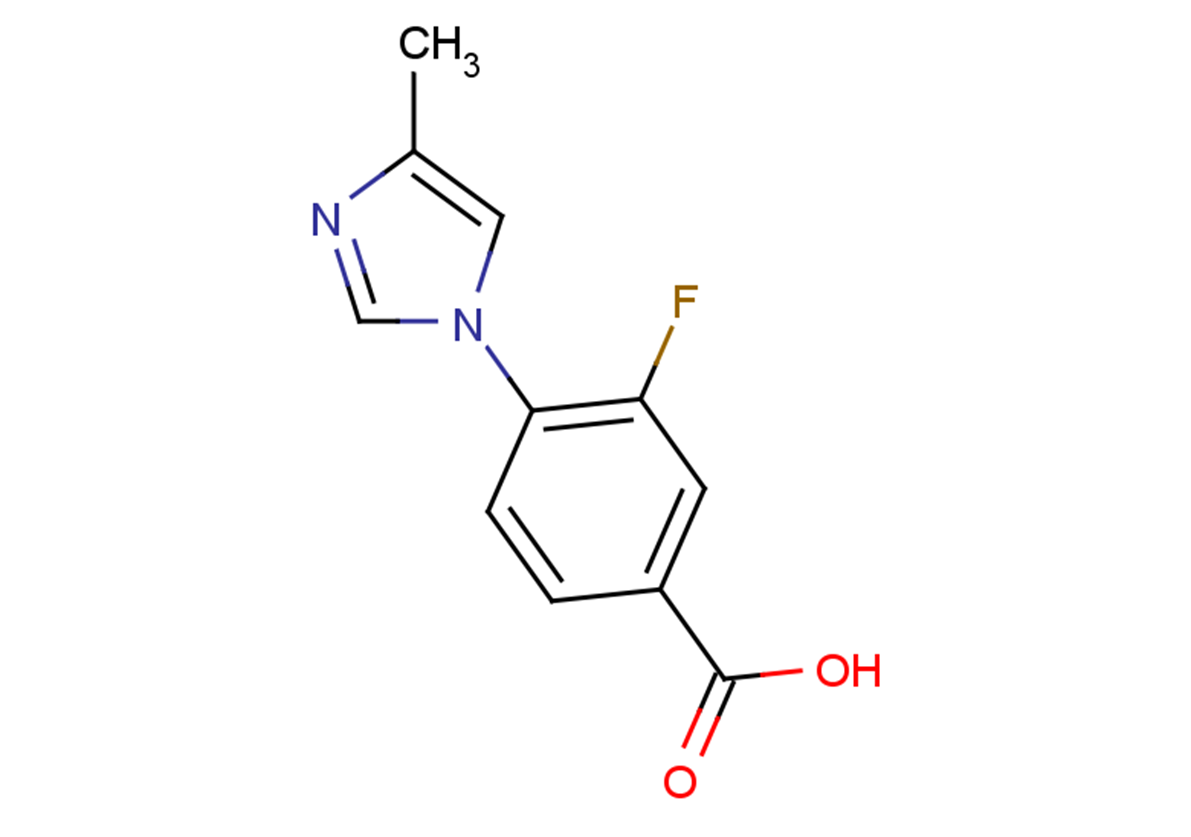 3-fluoro-4-(4-methyl-1H-imidazol-1-yl)benzoic acid