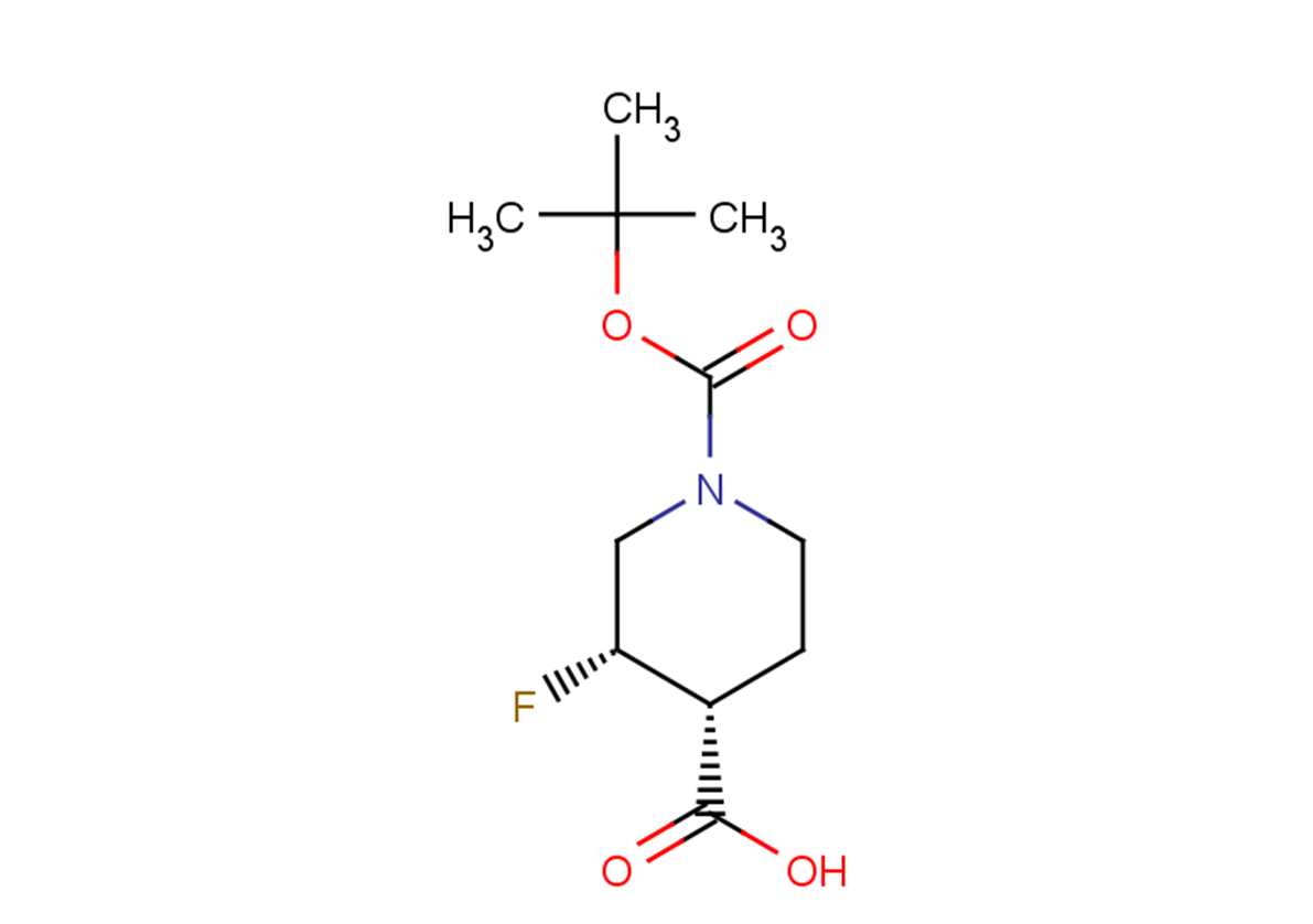 (3S,4R)-1-[(tert-butoxy)carbonyl]-3-fluoropiperidine-4-carboxylic acid