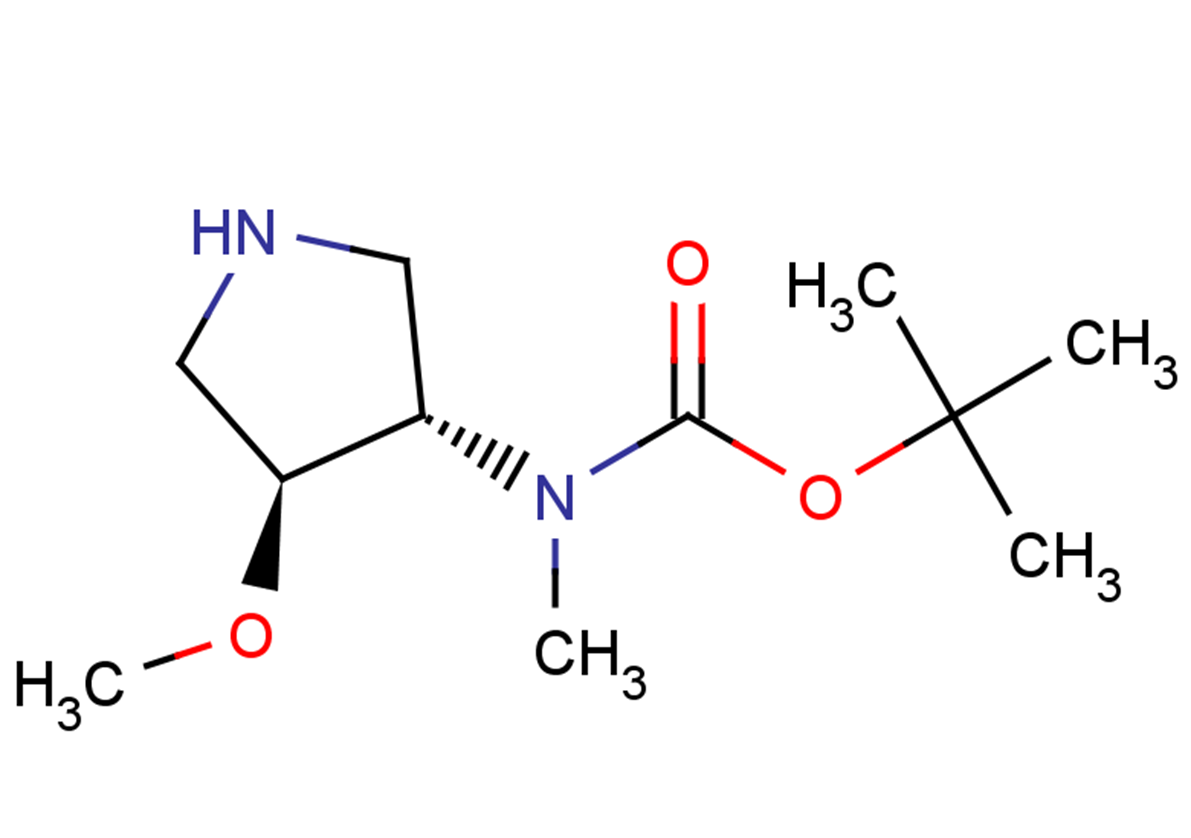 tert-butyl N-[(3S,4S)-4-methoxypyrrolidin-3-yl]-N-methylcarbamate