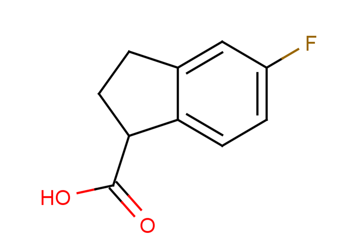 5-fluoro-2,3-dihydro-1H-indene-1-carboxylic acid