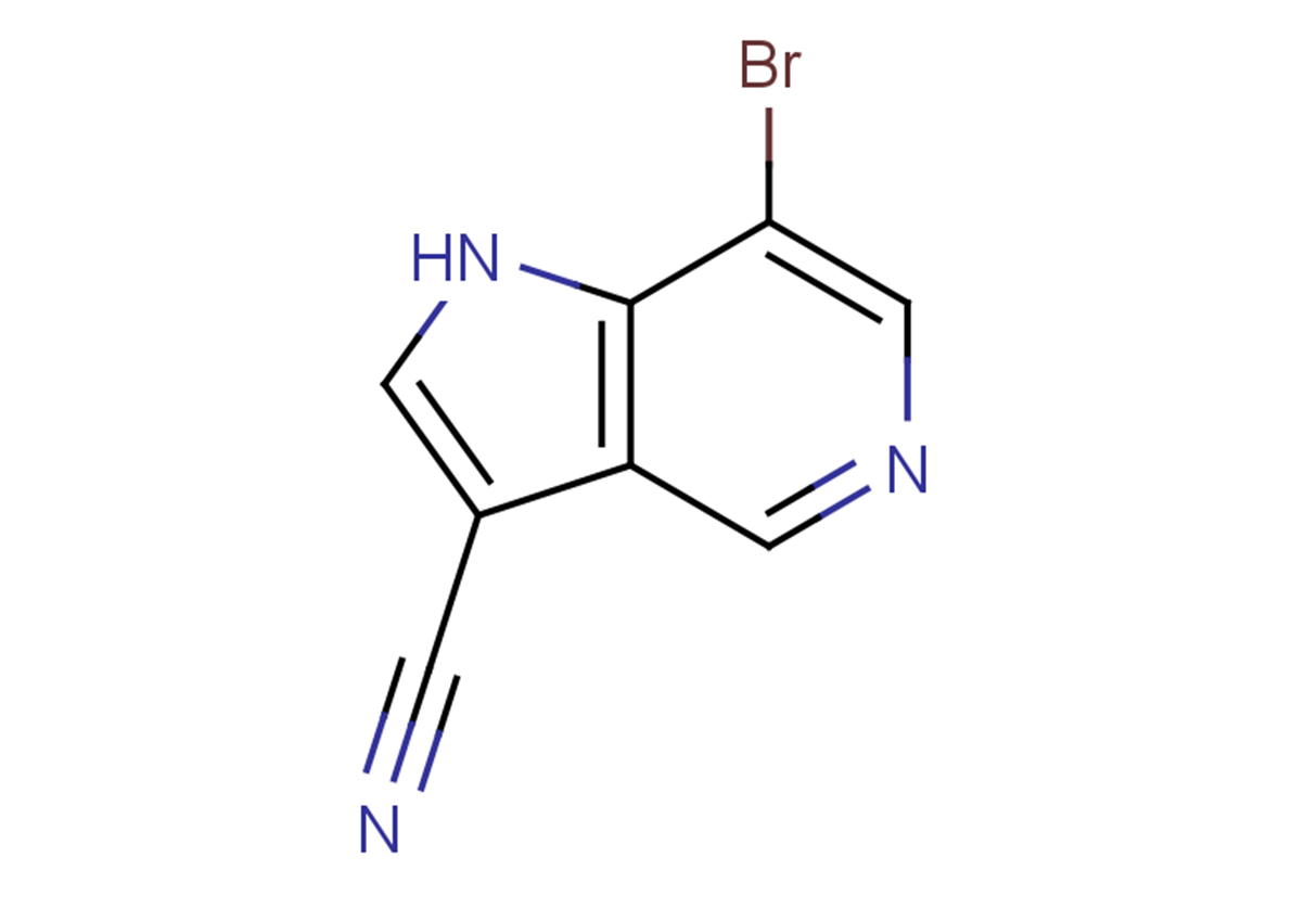 7-bromo-1H-pyrrolo[3,2-c]pyridine-3-carbonitrile