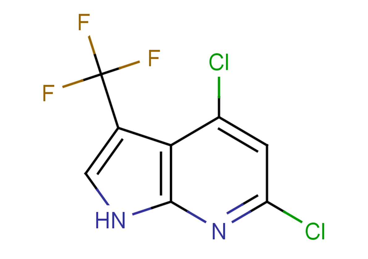 4,6-dichloro-3-(trifluoromethyl)-1H-pyrrolo[2,3-b]pyridine