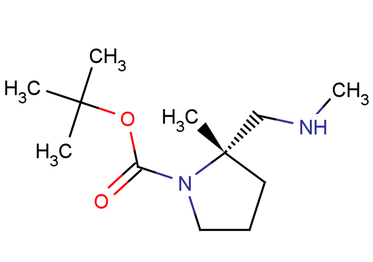 tert-butyl (2S)-2-methyl-2-[(methylamino)methyl]pyrrolidine-1-carboxylate
