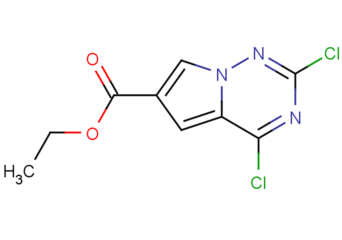ethyl 2,4-dichloropyrrolo[2,1-f][1,2,4]triazine-6-carboxylate