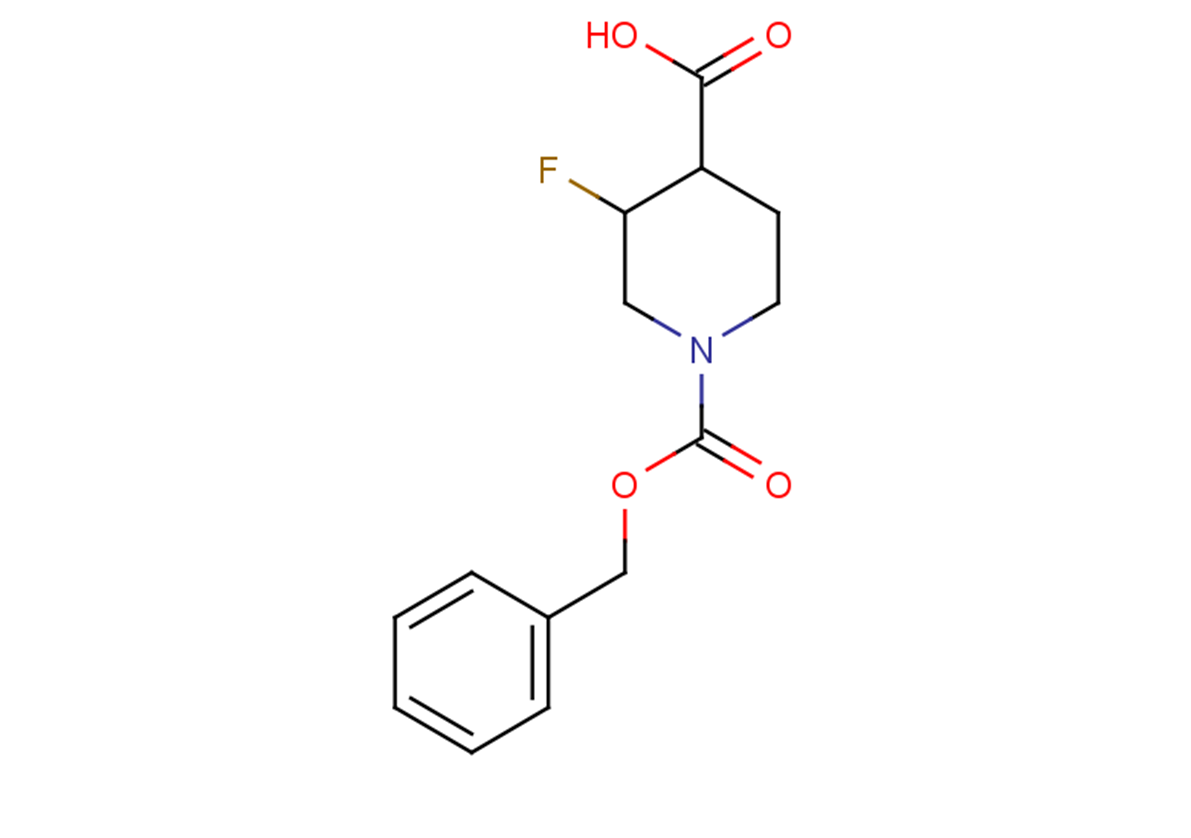 1-[(benzyloxy)carbonyl]-3-fluoropiperidine-4-carboxylic acid