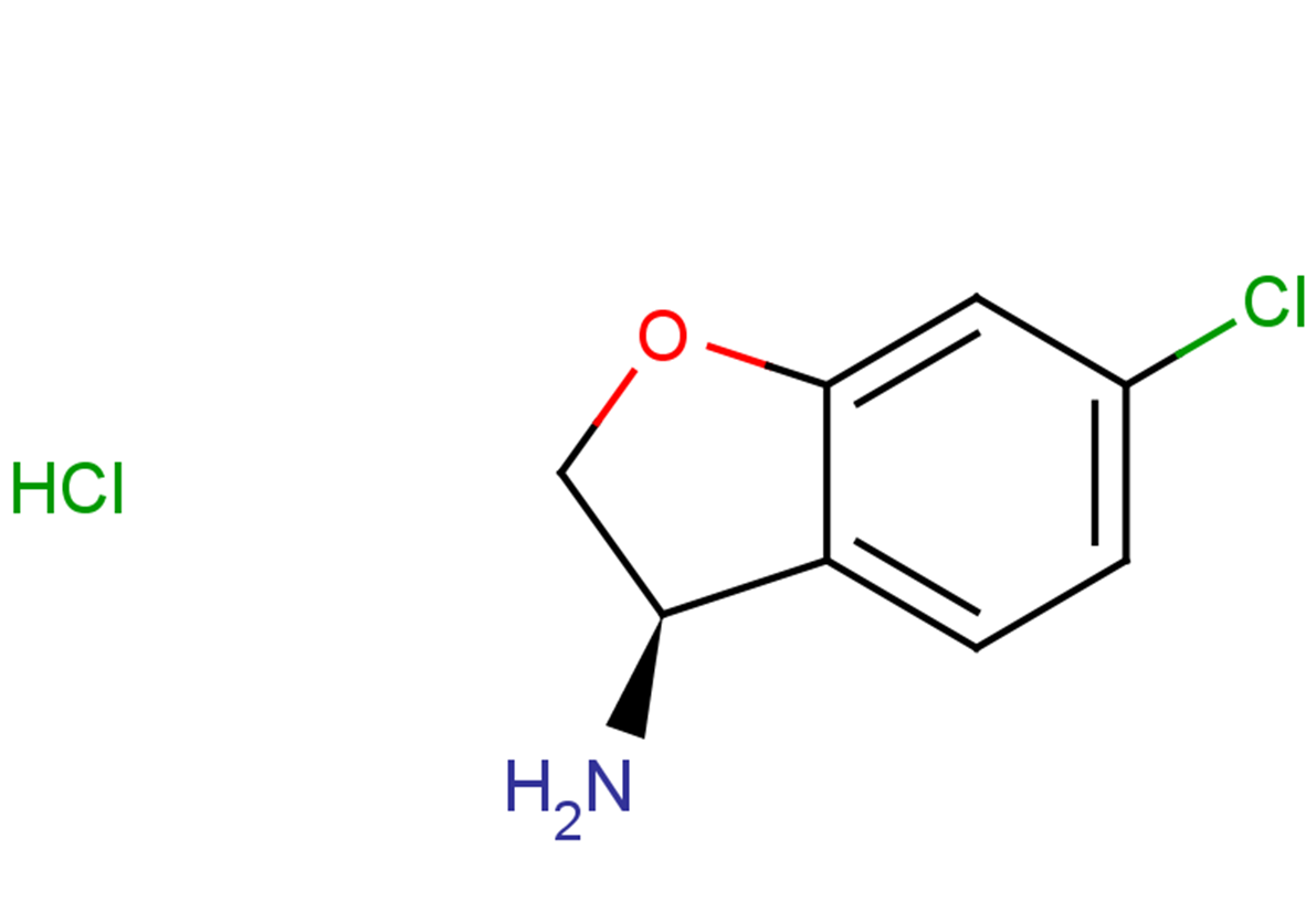 (3R)-6-chloro-2,3-dihydro-1-benzofuran-3-amine hydrochloride