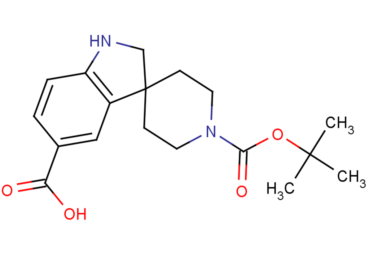 1'-[(tert-butoxy)carbonyl]-1,2-dihydrospiro[indole-3,4'-piperidine]-5-carboxylic acid