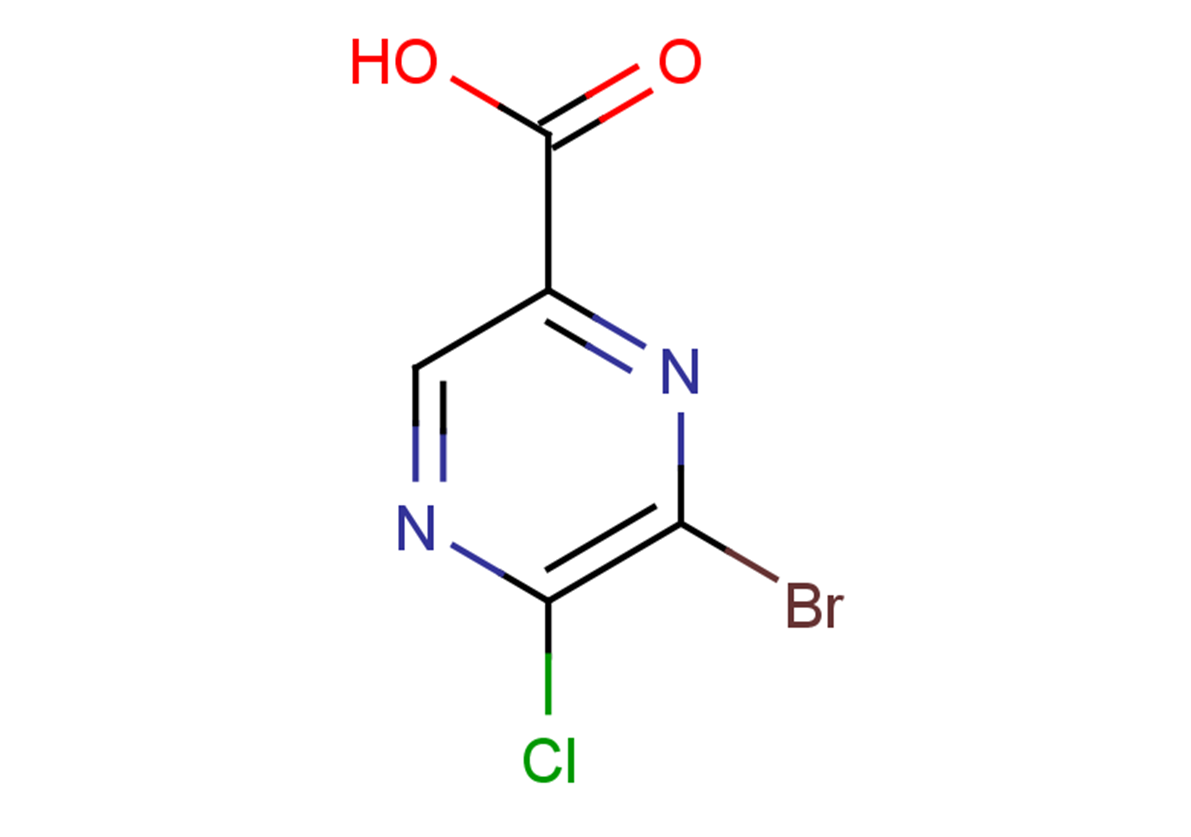 6-bromo-5-chloropyrazine-2-carboxylic acid