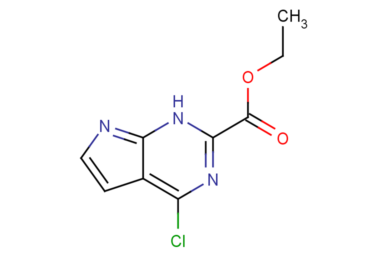 ethyl 4-chloro-1H-pyrrolo[2,3-d]pyrimidine-2-carboxylate