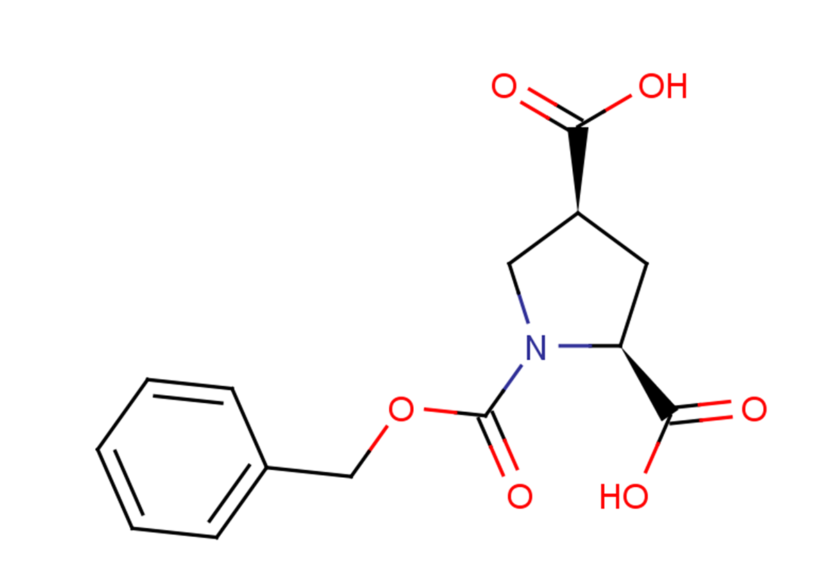 (2S,4S)-1-[(benzyloxy)carbonyl]pyrrolidine-2,4-dicarboxylic acid