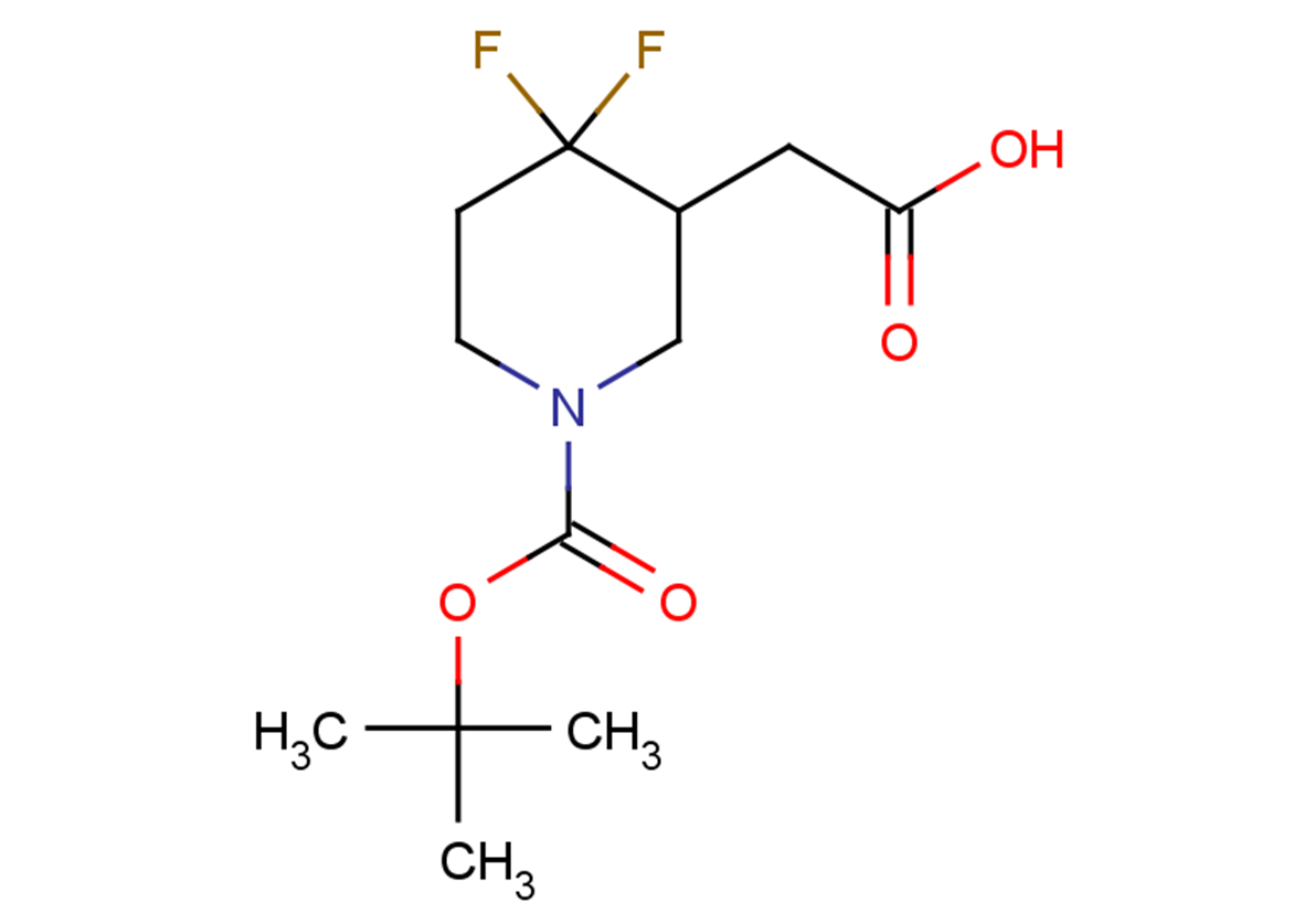 2-{1-[(tert-butoxy)carbonyl]-4,4-difluoropiperidin-3-yl}acetic acid