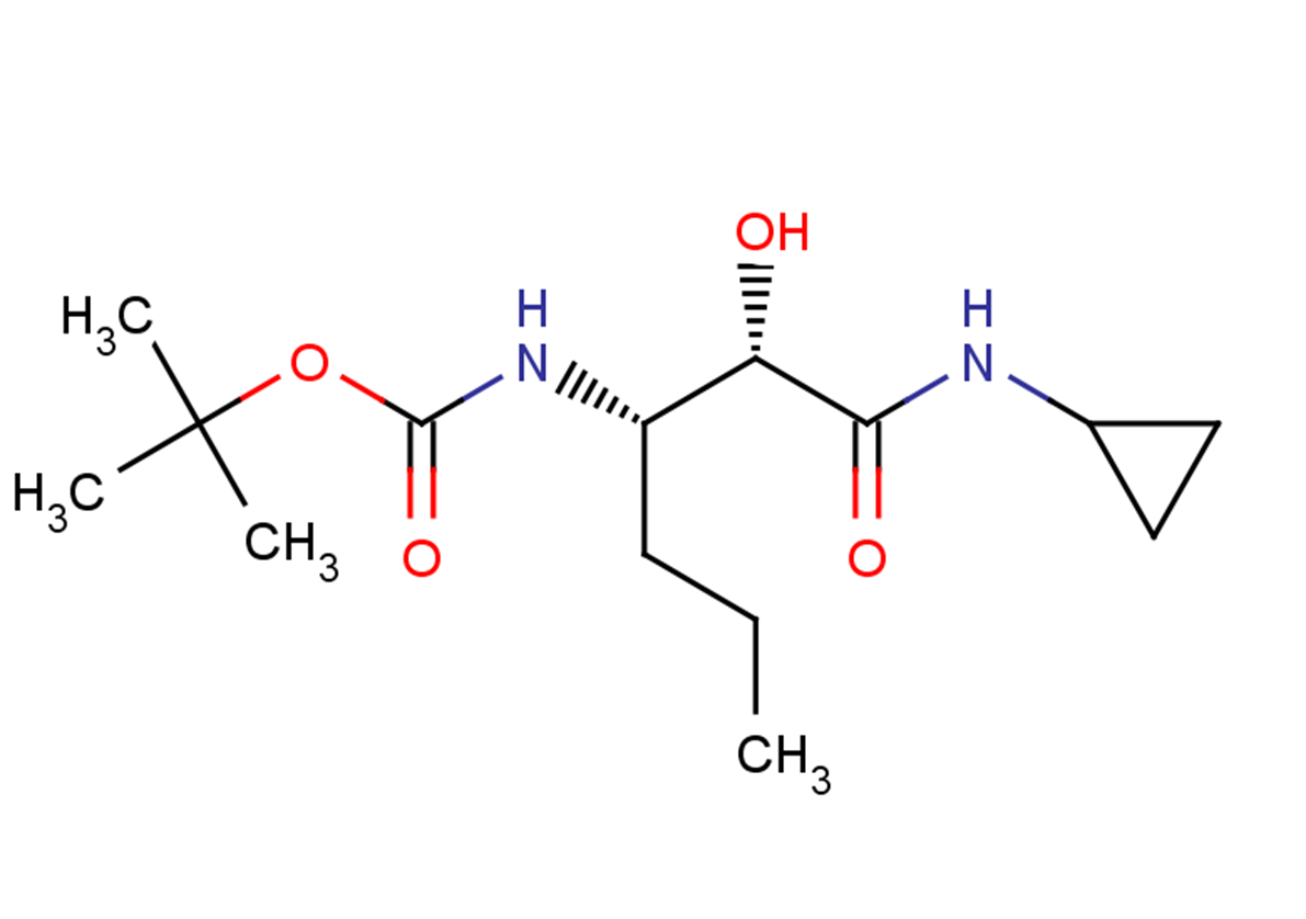 tert-butyl N-[(1S,2S)-1-(cyclopropylcarbamoyl)-1-hydroxypentan-2-yl]carbamate