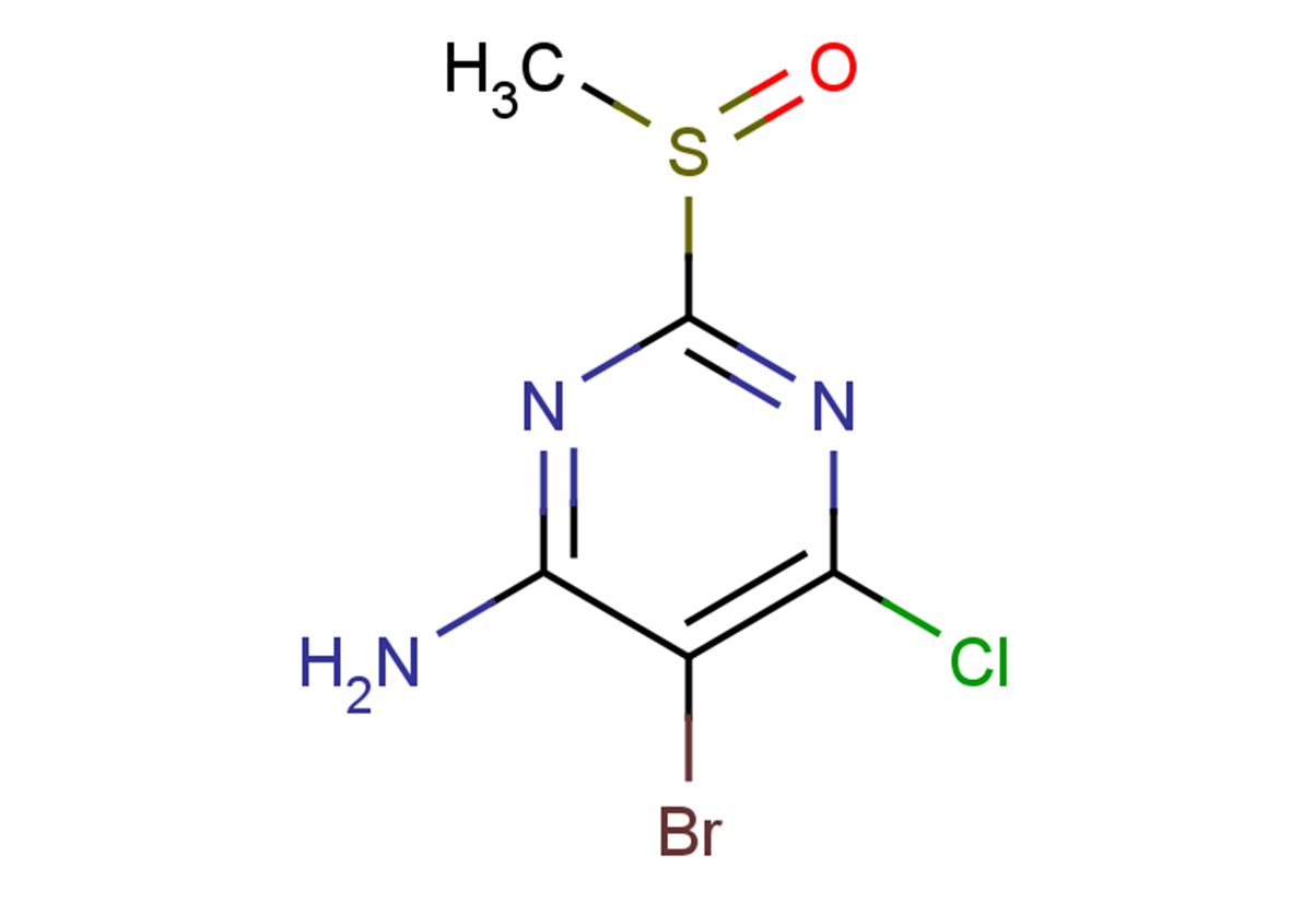 5-bromo-6-chloro-2-methanesulfinylpyrimidin-4-amine