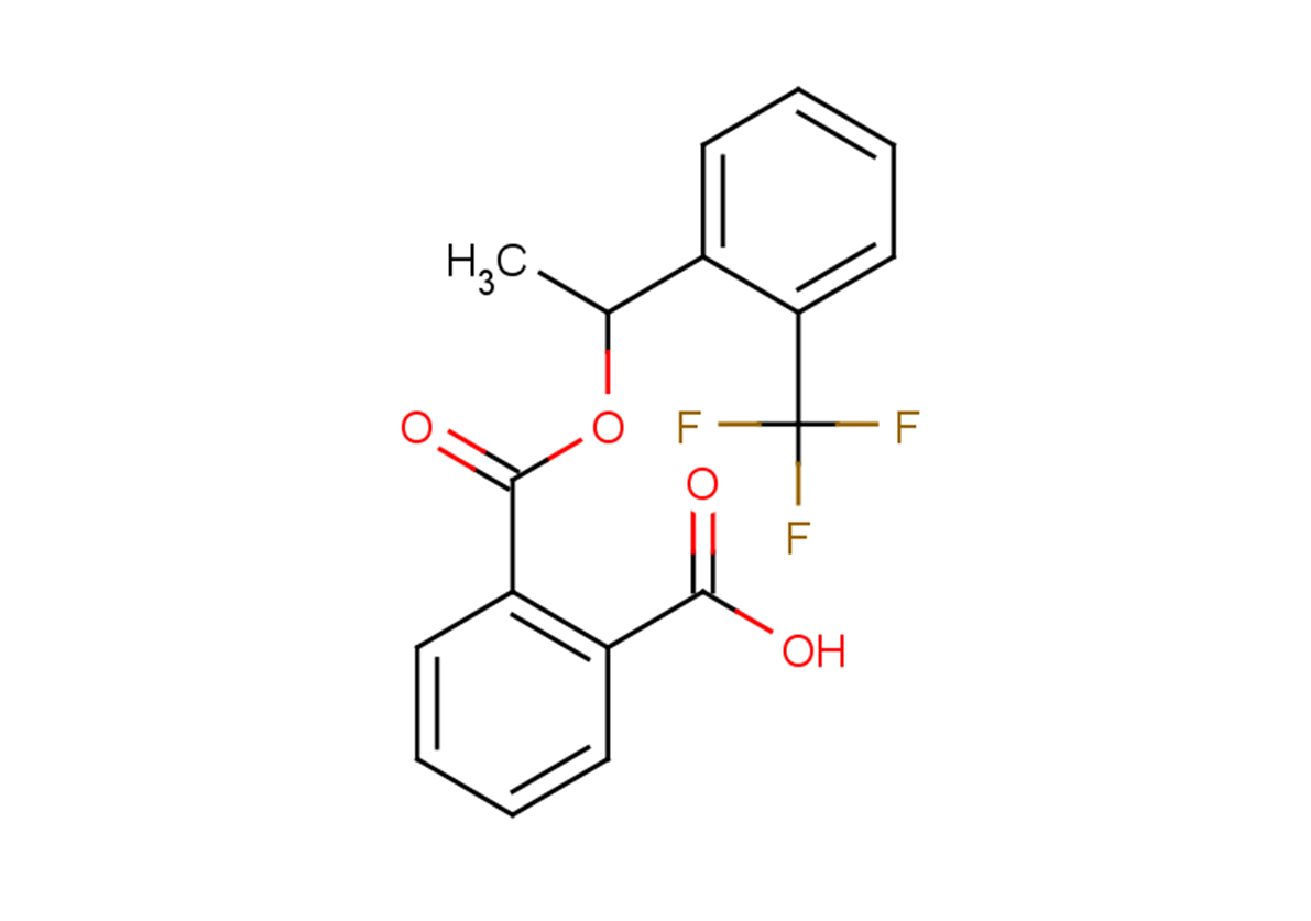 2-({1-[2-(trifluoromethyl)phenyl]ethoxy}carbonyl)benzoic acid