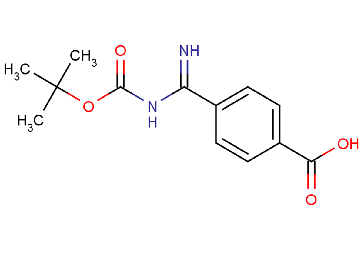 4-({[(tert-butoxy)carbonyl]amino}methanimidoyl)benzoic acid