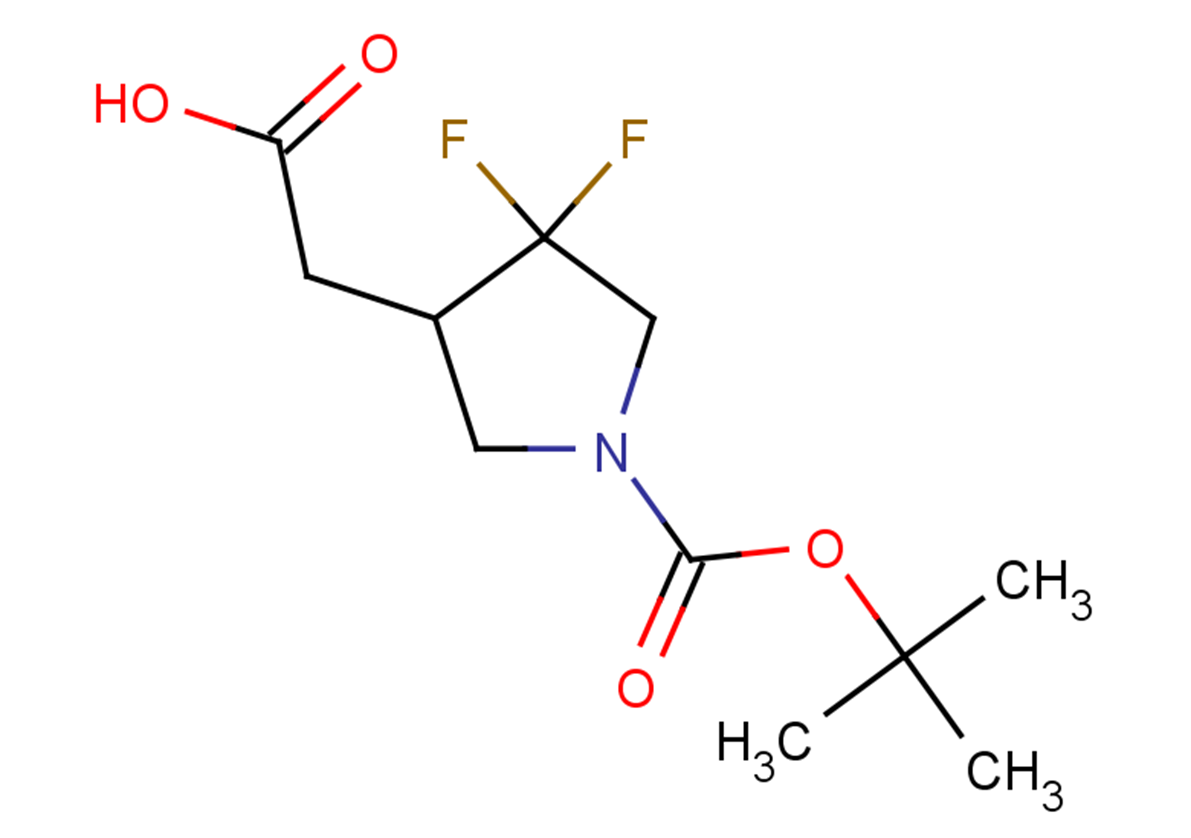 2-{1-[(tert-butoxy)carbonyl]-4,4-difluoropyrrolidin-3-yl}acetic acid