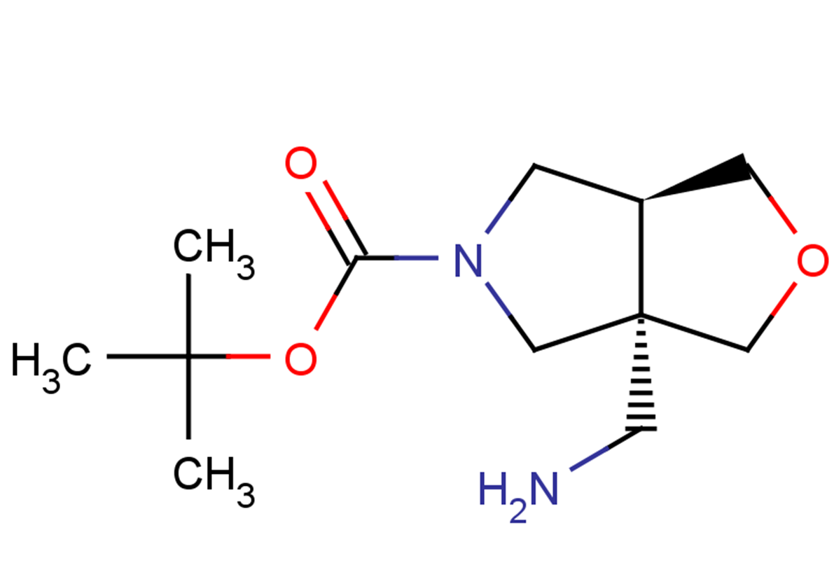 tert-butyl (3aS,6aS)-3a-(aminomethyl)-hexahydro-1H-furo[3,4-c]pyrrole-5-carboxylate