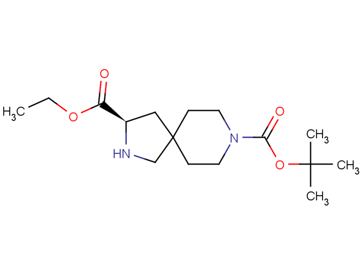 8-tert-butyl 3-ethyl (3R)-2,8-diazaspiro[4.5]decane-3,8-dicarboxylate