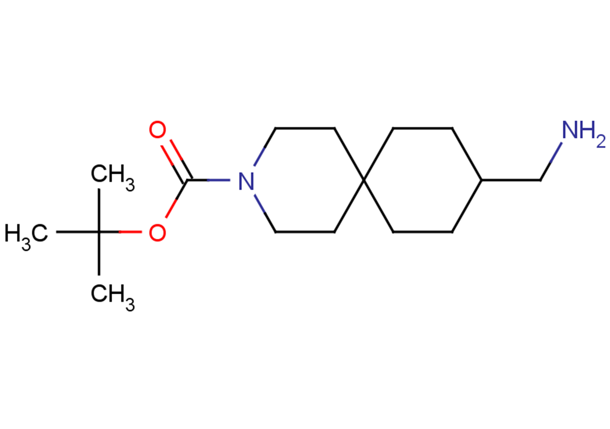 tert-butyl 9-(aminomethyl)-3-azaspiro[5.5]undecane-3-carboxylate