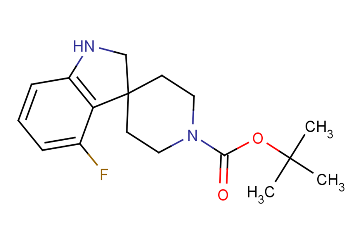 tert-butyl 4-fluoro-1,2-dihydrospiro[indole-3,4'-piperidine]-1'-carboxylate