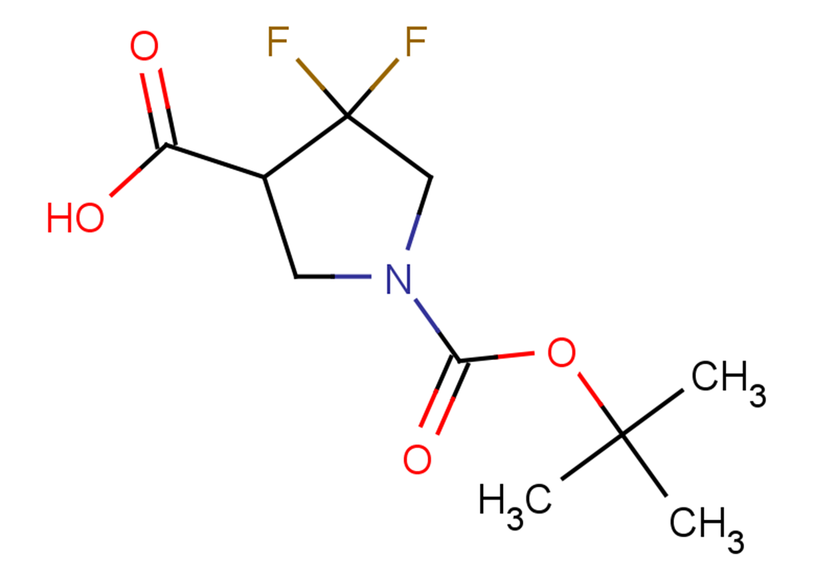1-[(tert-butoxy)carbonyl]-4,4-difluoropyrrolidine-3-carboxylic acid