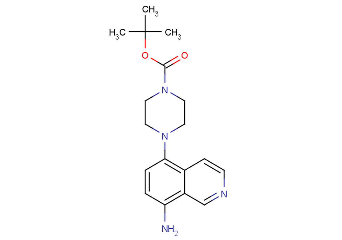 tert-butyl 4-(8-aminoisoquinolin-5-yl)piperazine-1-carboxylate