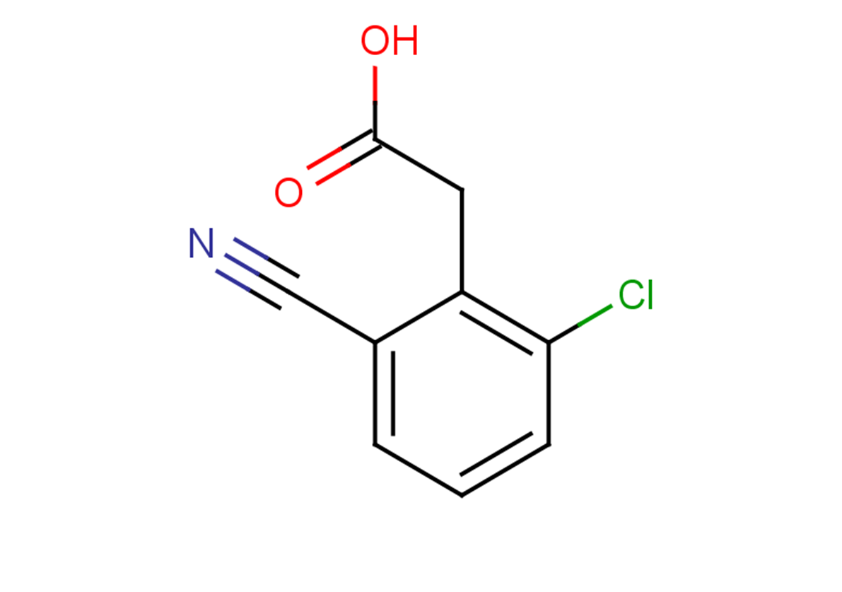 2-(2-chloro-6-cyanophenyl)acetic acid