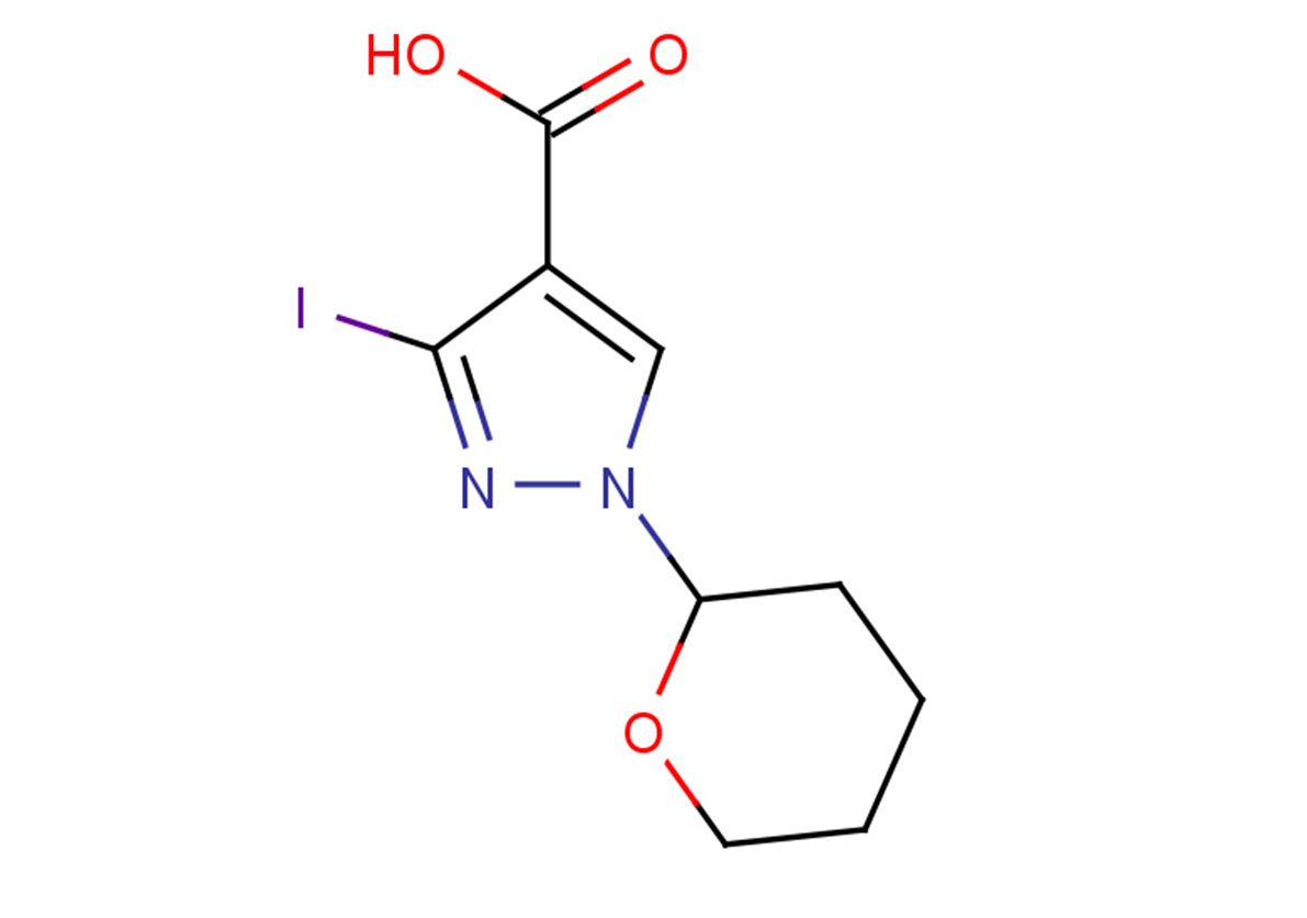 3-iodo-1-(oxan-2-yl)-1H-pyrazole-4-carboxylic acid