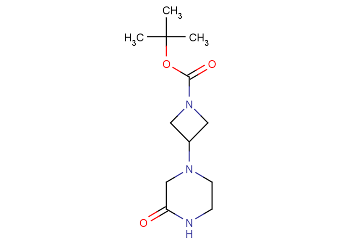 tert-butyl 3-(3-oxopiperazin-1-yl)azetidine-1-carboxylate